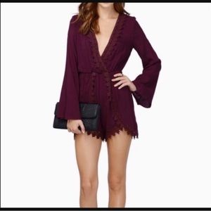 Long sleeve romper